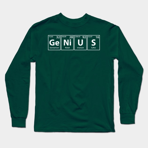 Genius Elements Spelling Long Sleeve T-Shirt by cerebrands